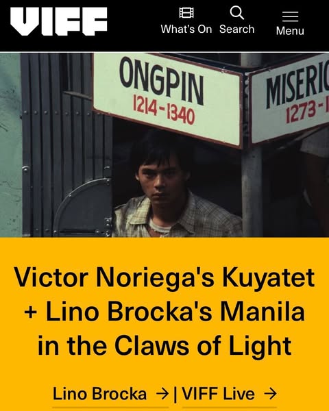 Victor Noriega's Kuyatet at VIFF Centre