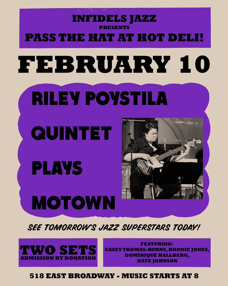 Riley Poystila at Hot Deli