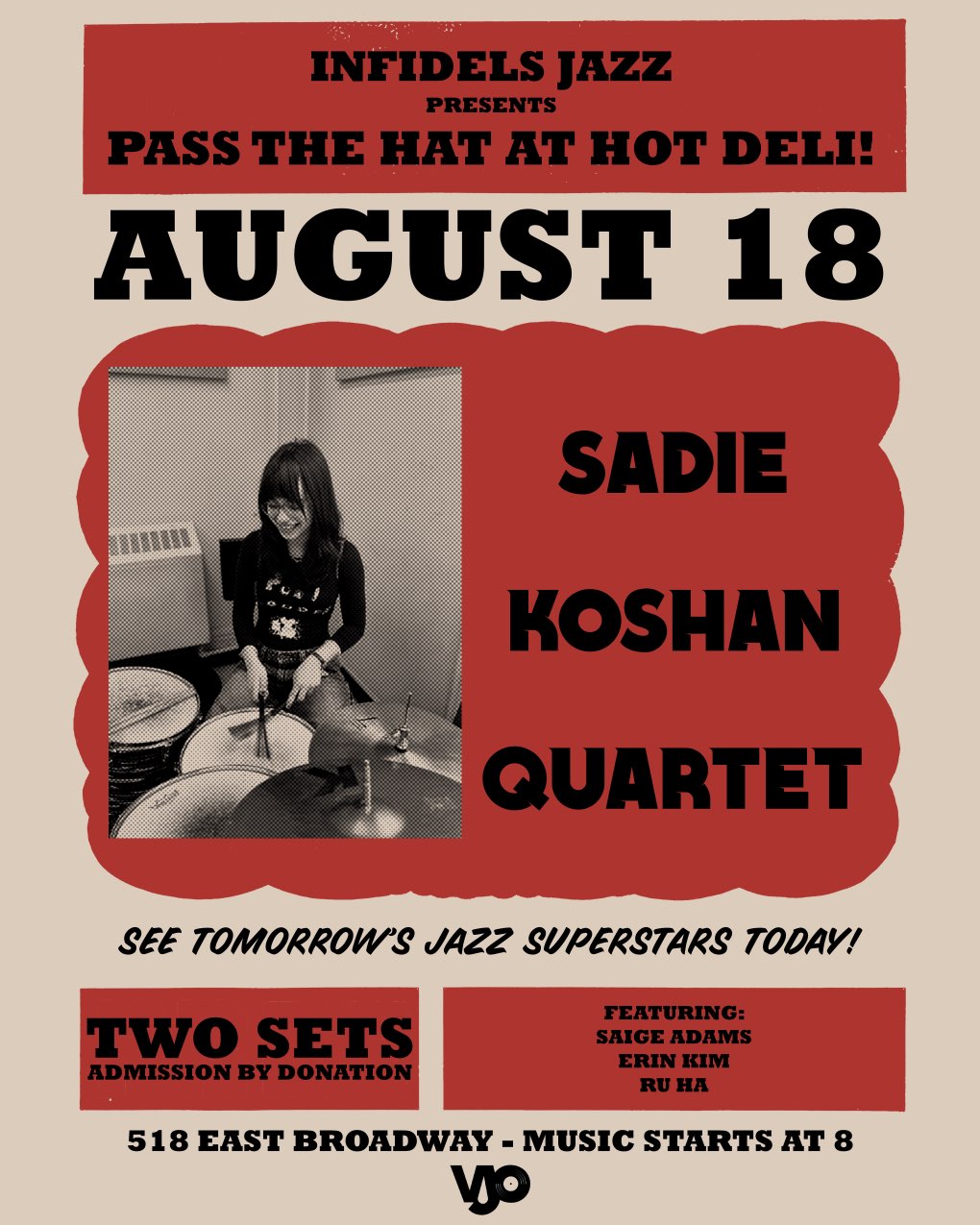 Sadie Koshan Quartet at Hot Deli