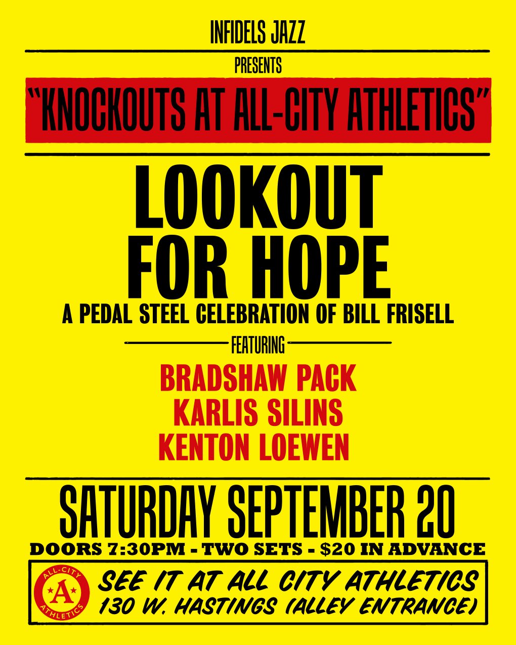 Lookout for Hope at All-City Athletics