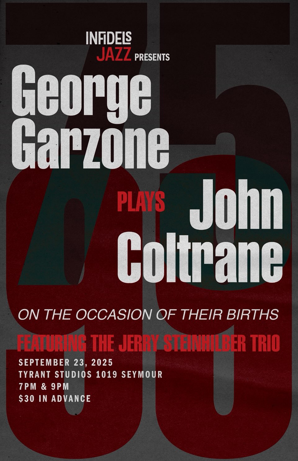 George Garzone plays John Coltrane at Tyrant Studios