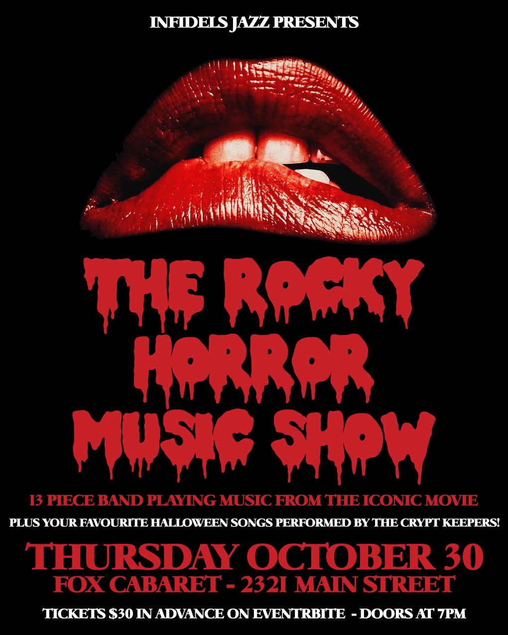 Rocky Horror Music Show at the Fox Cabaret