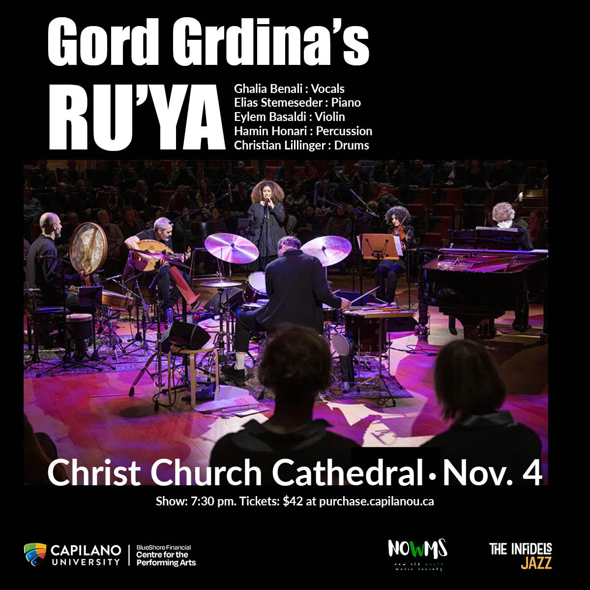 Gord Grdina's Ru'Ya at Christ Church Cathedral