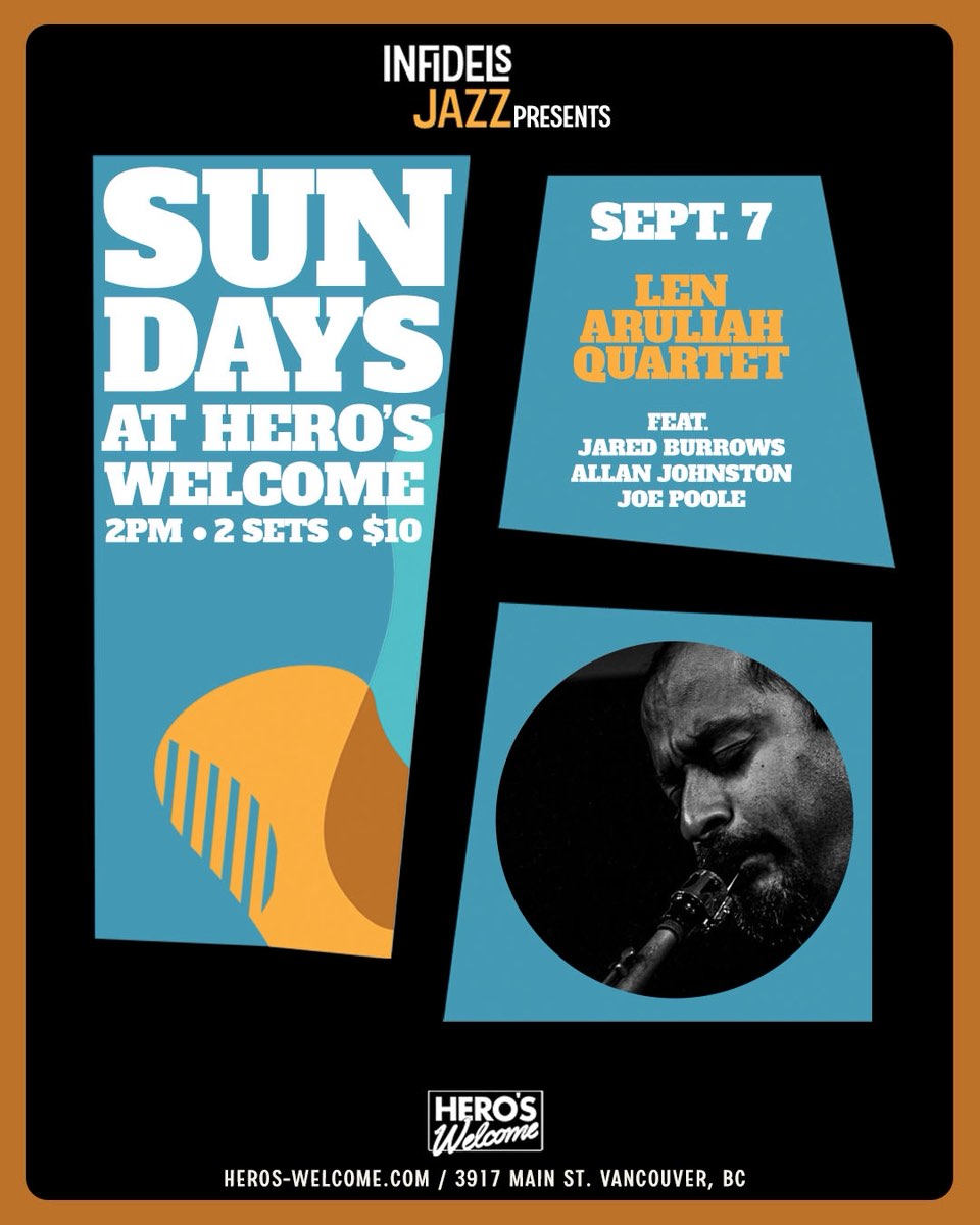 Len Aruliah Quartet at Hero's Welcome