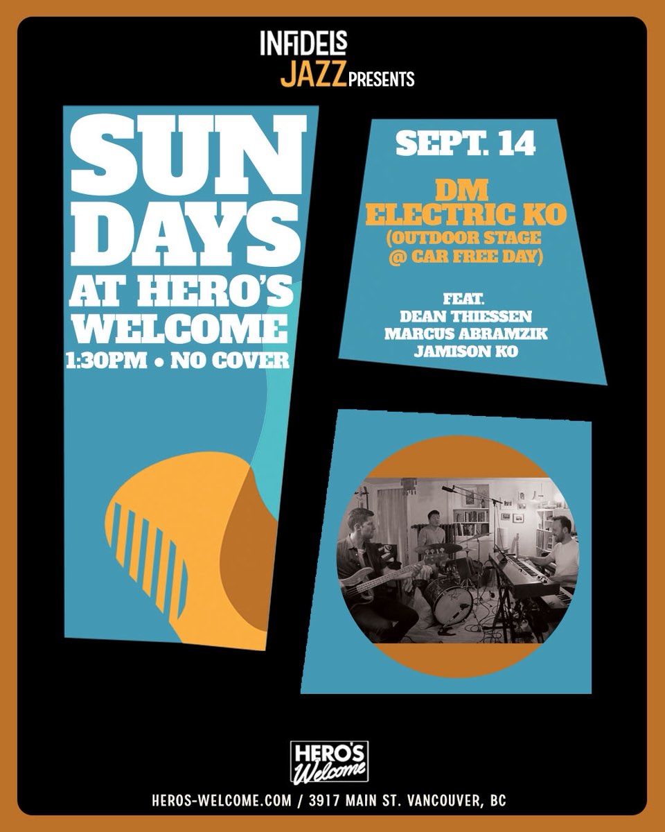 DM Electric Ko at Hero's Welcome outdoor stage for Car Free Day