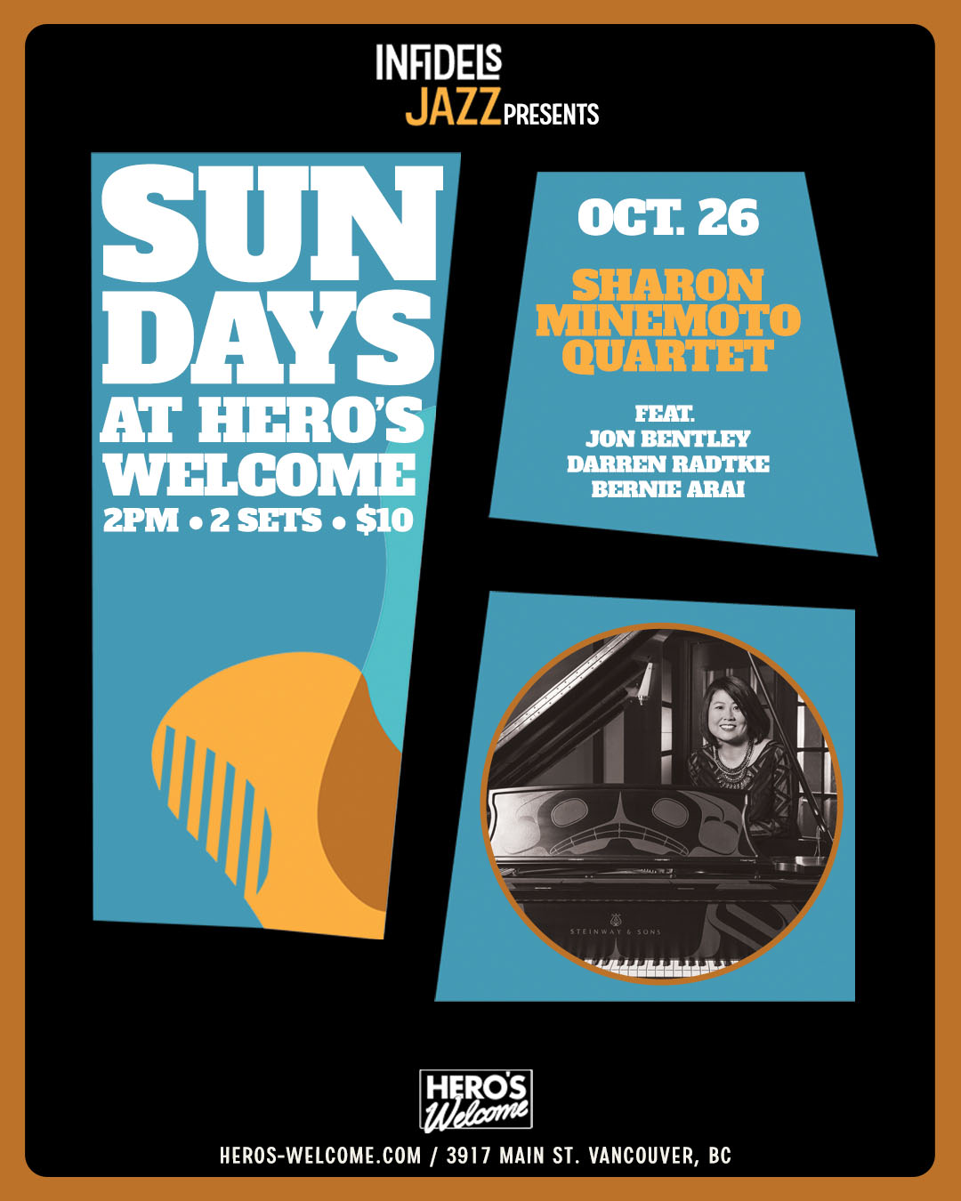 Sharon MInemoto Quartet at Hero's Welcome