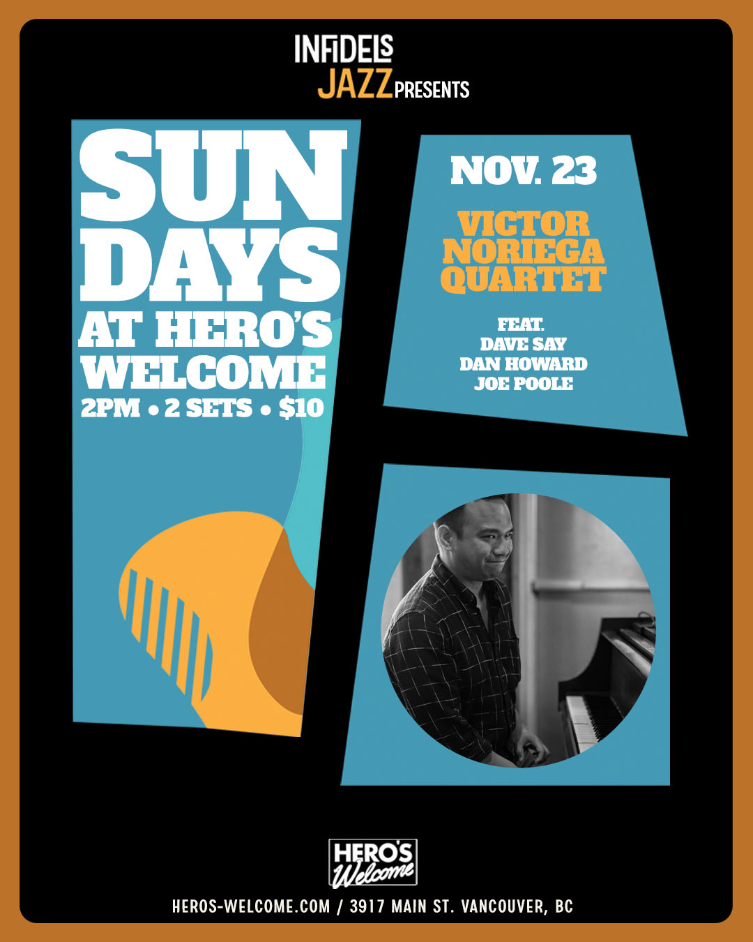 Victor Noriega Quartet at Hero's Welcome