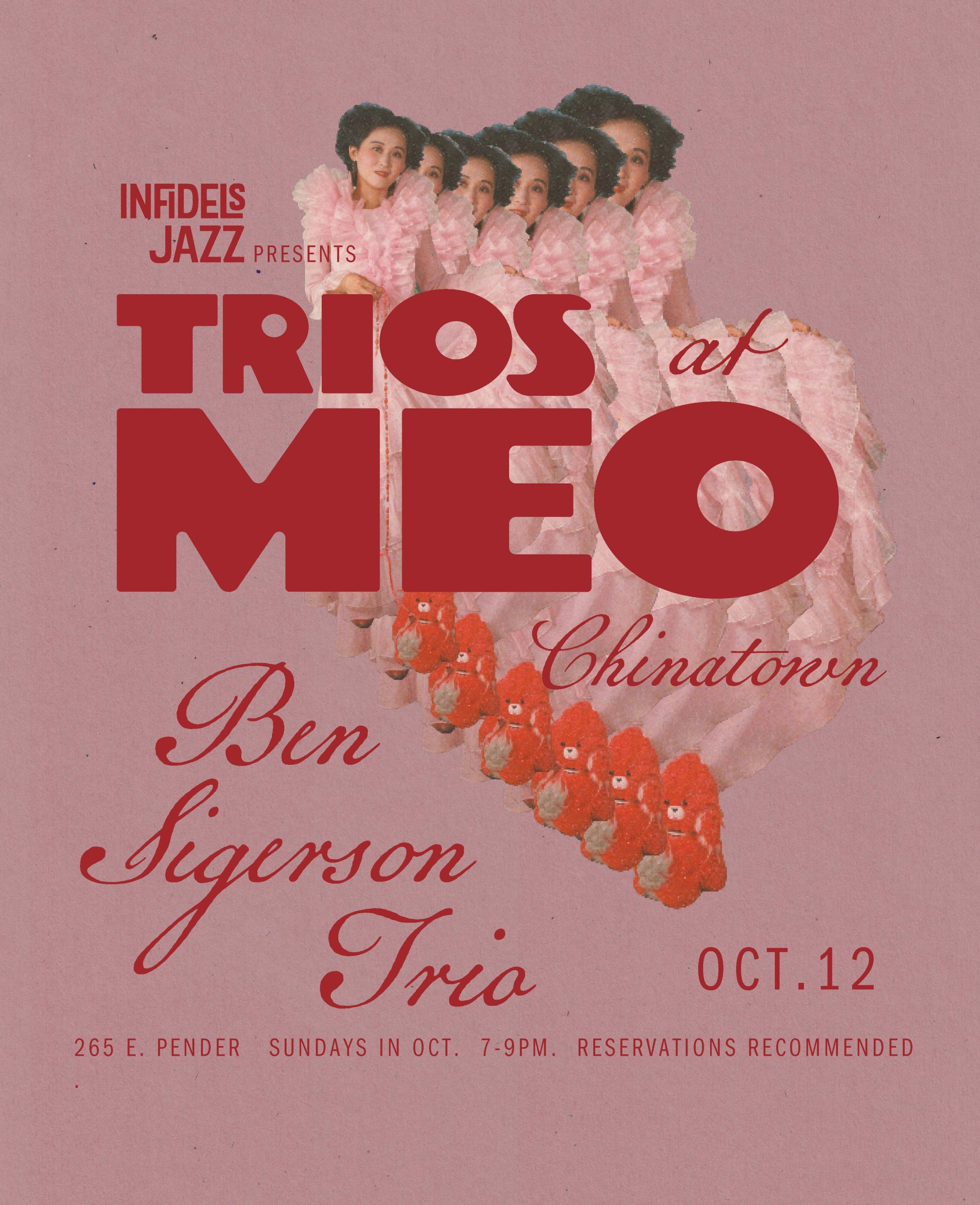 Ben Sigerson Trio at Meo Chinatown