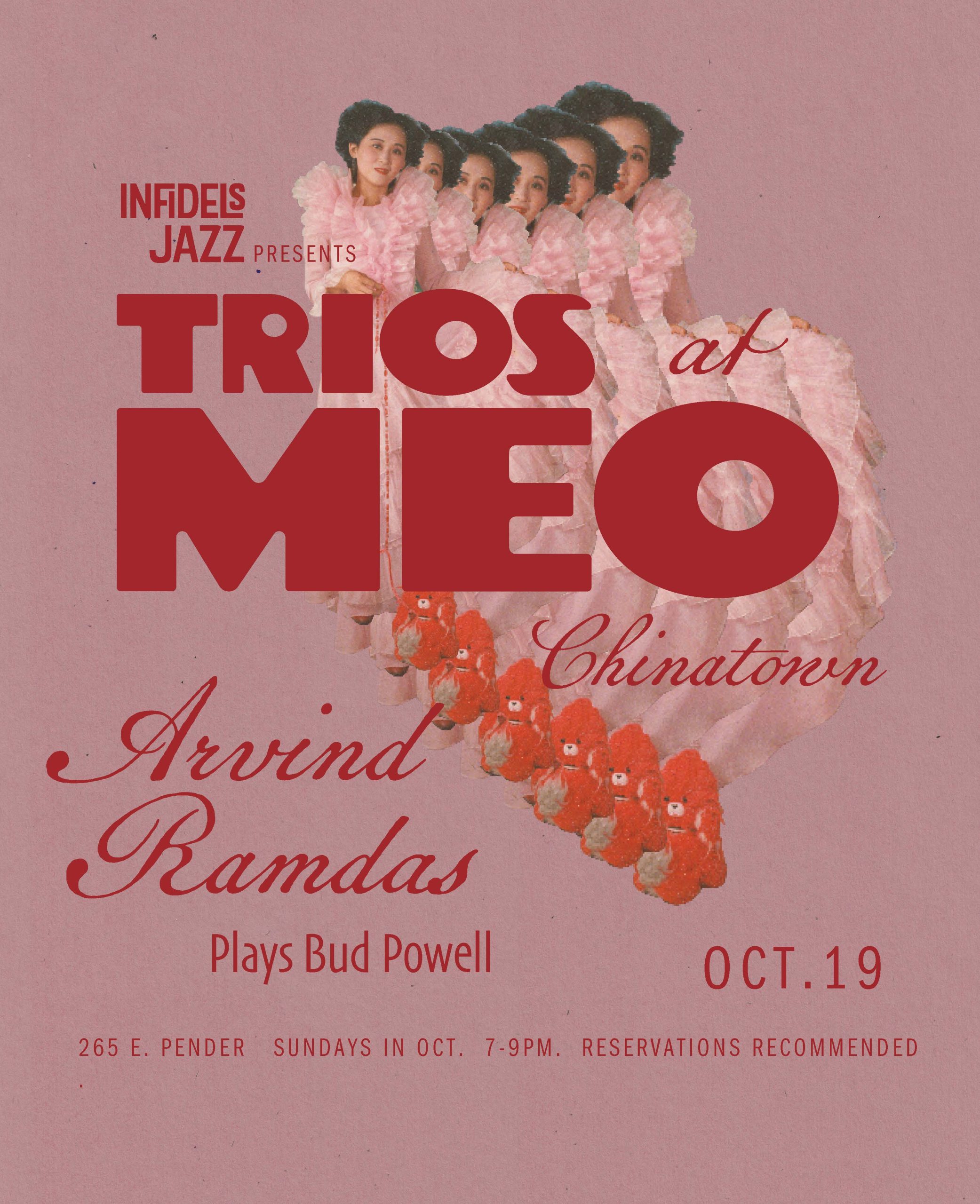 Arvind Ramdas plays Bud Powell at Meo Chinatown