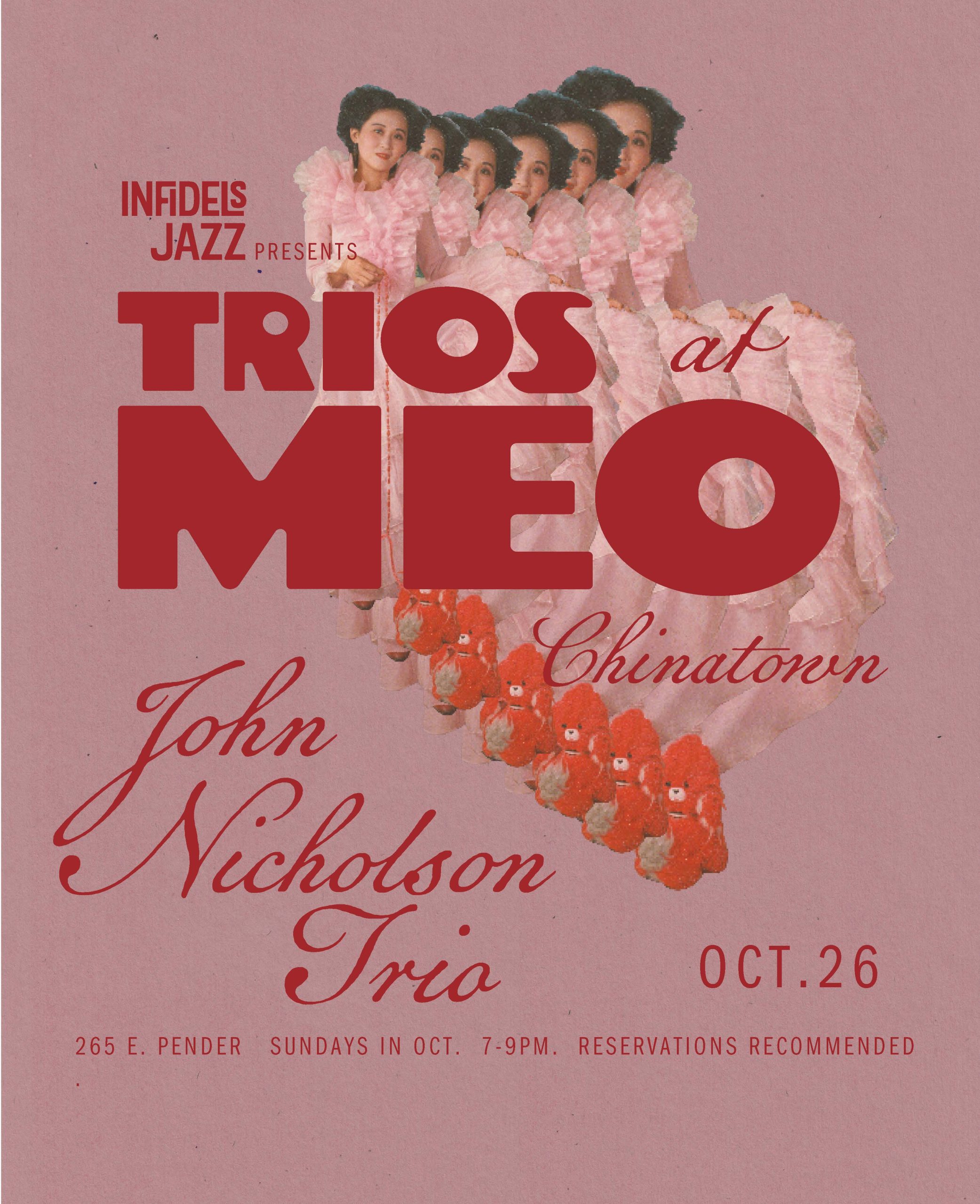 John Nicholson Trio at Meo Chinatown