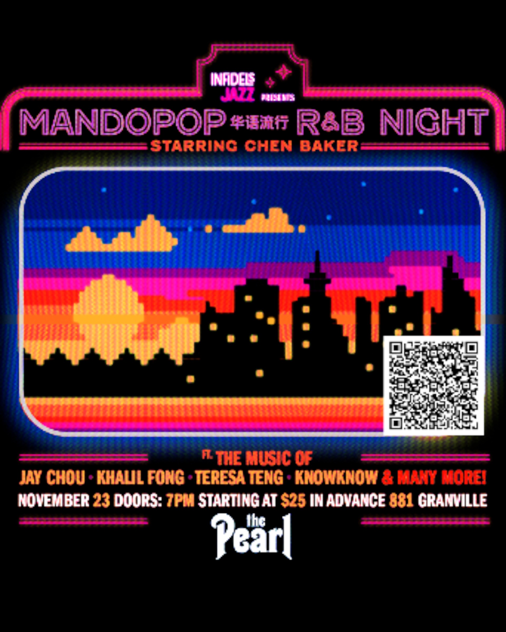 Mandopop R&B Night starring Chen Baker at the Pearl