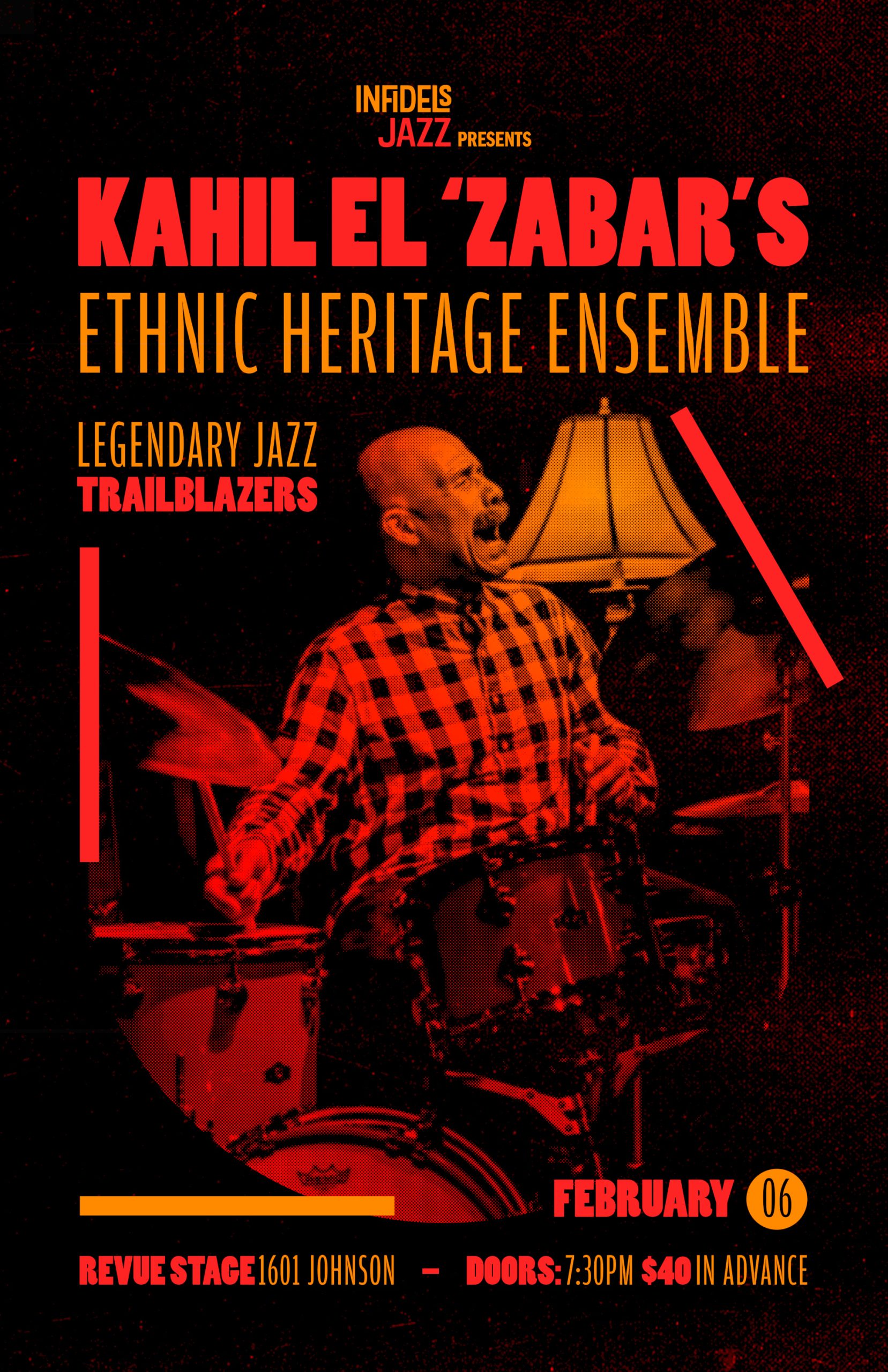 Kahil El 'Zabar's Ethnic Heritage Ensemble at the Revue Stage