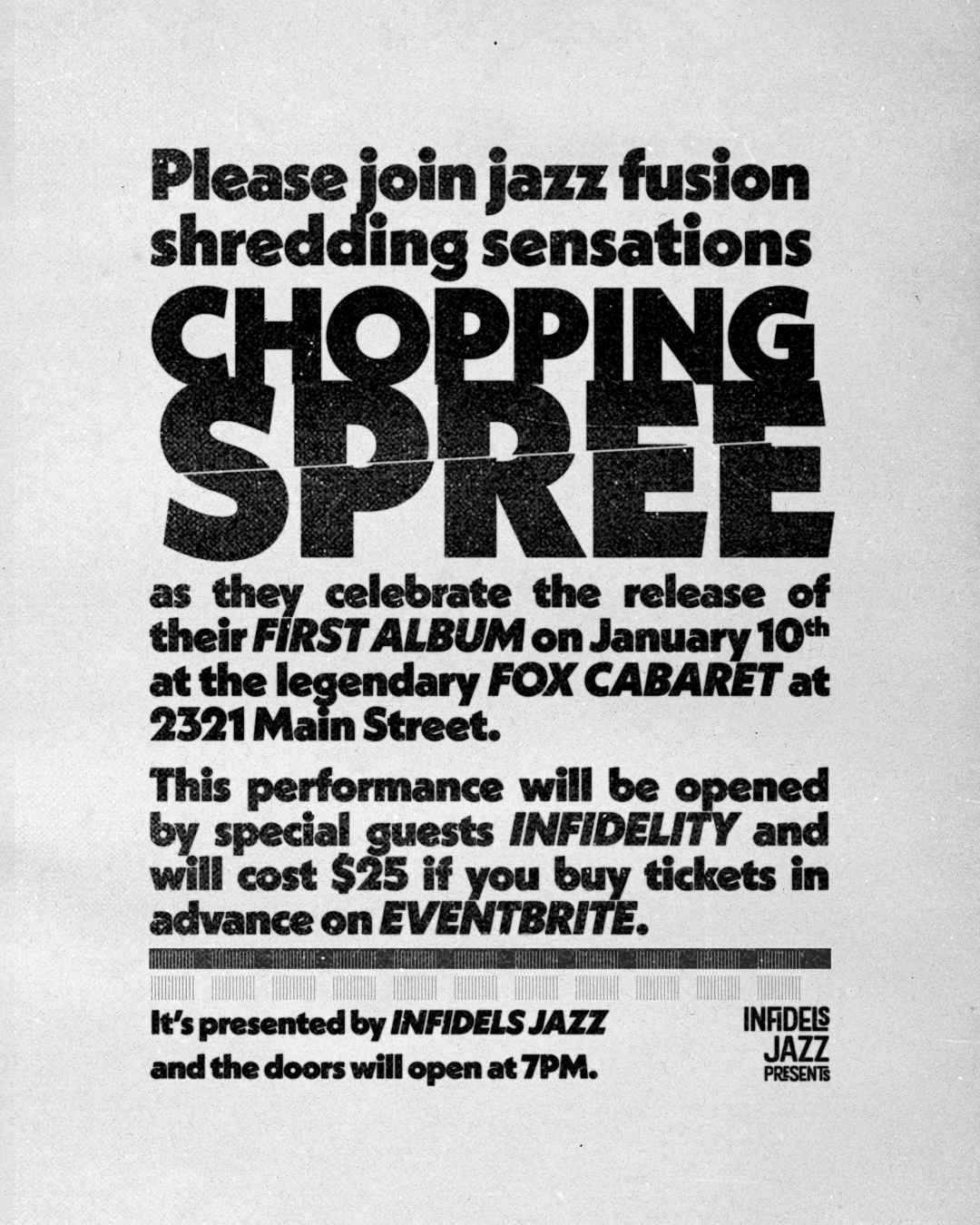 Chopping Spree at the Fox Cabaret